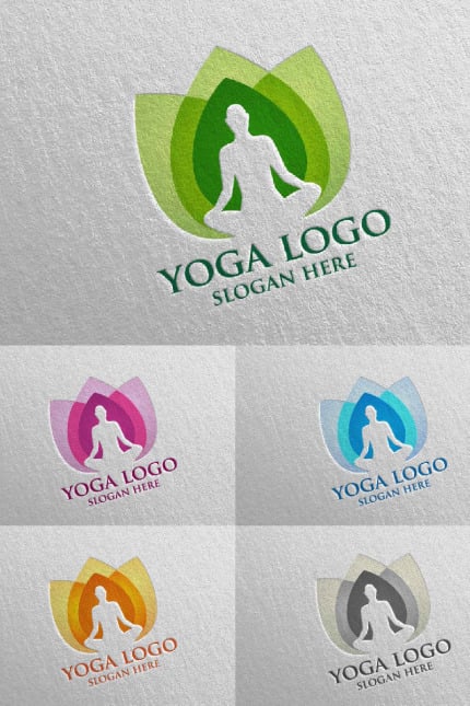 Kit Graphique #94563 Yoga Spa Divers Modles Web - Logo template Preview
