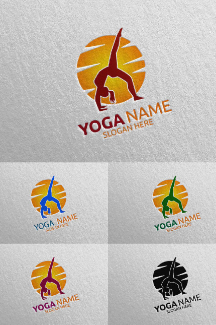Kit Graphique #94564 Yoga Spa Divers Modles Web - Logo template Preview