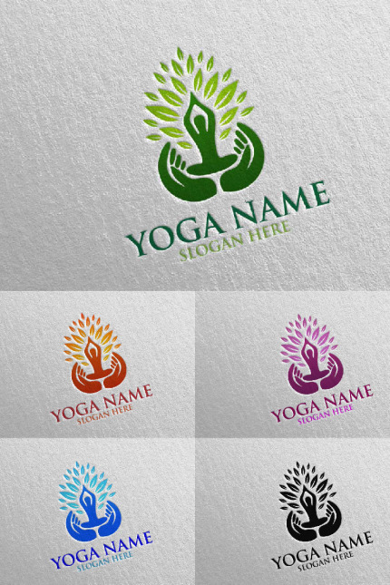 Kit Graphique #94565 Yoga Spa Divers Modles Web - Logo template Preview