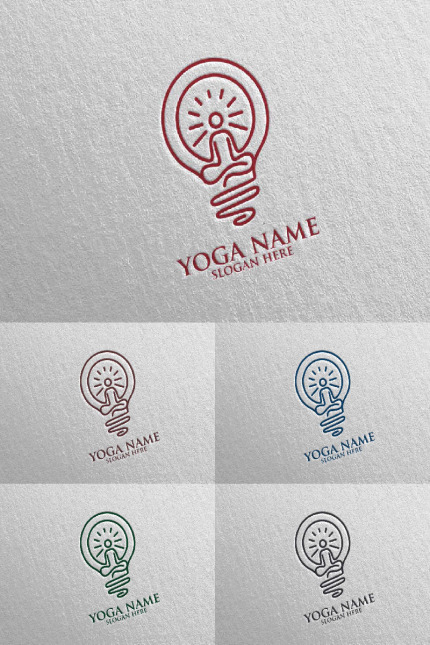 Kit Graphique #94574 Yoga Spa Divers Modles Web - Logo template Preview