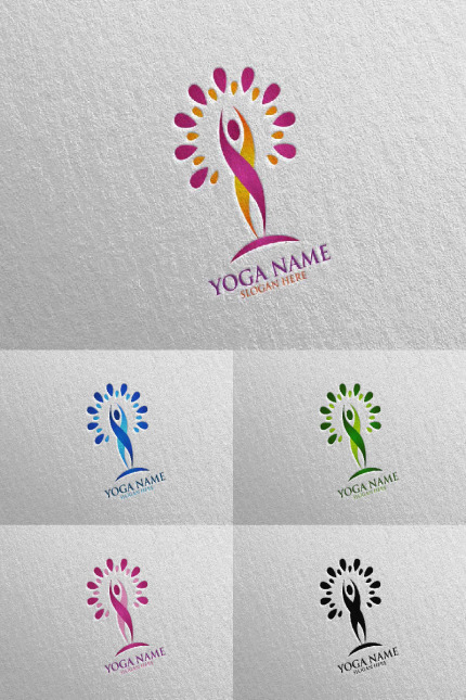Kit Graphique #94577 Yoga Spa Divers Modles Web - Logo template Preview