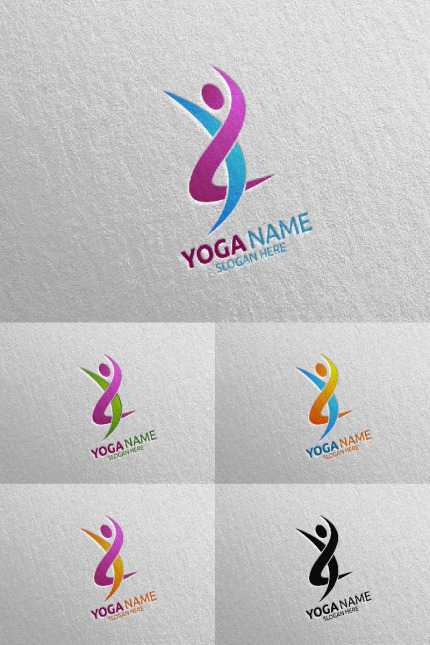 Kit Graphique #94580 Yoga Spa Divers Modles Web - Logo template Preview