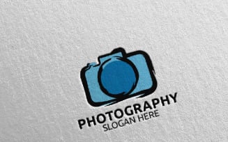 Abstract Camera Photography 50 Logo Template