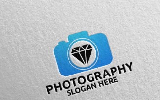 Diamond Camera Photography 67 Logo Template