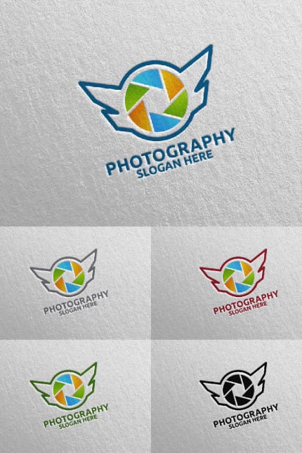 Template #94683 Wing Camera Webdesign Template - Logo template Preview