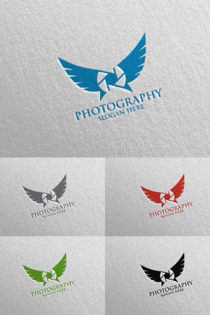 Template #94684 Wing Camera Webdesign Template - Logo template Preview