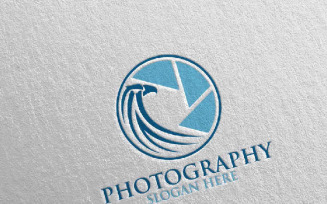 Eagle Camera Photography 105 Logo Template