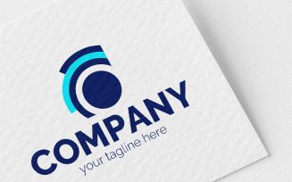 Logo, graphic sign, combines: Pie Chart