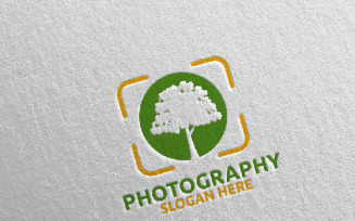 Nature Camera Photography 101 Logo Template