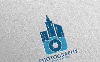 Real Estate Camera Photography 104 Logo Template