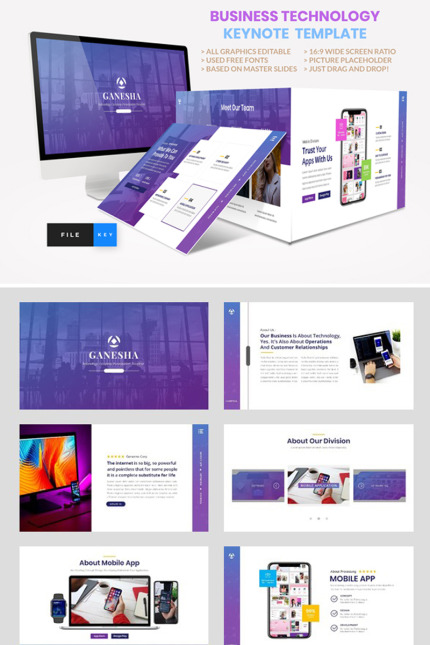 Template #94726 Technology It Webdesign Template - Logo template Preview