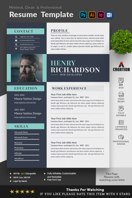 Template #94768 A4 Bundle Webdesign Template - Logo template Preview