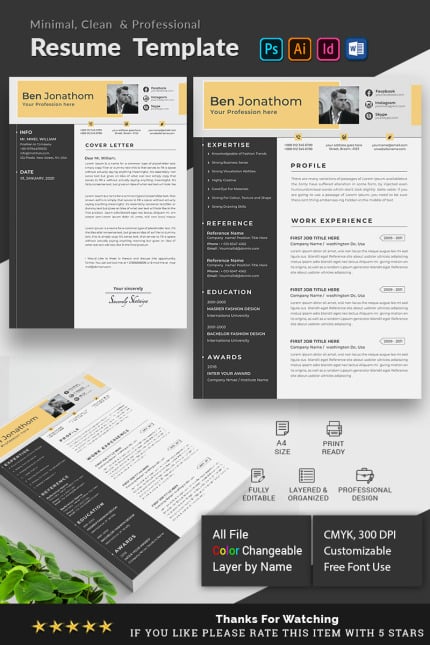 Template #94770 A4 Bundle Webdesign Template - Logo template Preview