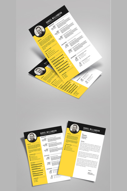 Template #94771 Cv Portfolio Webdesign Template - Logo template Preview