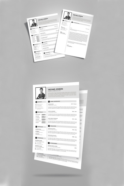 Template #94772 Cv Clean Webdesign Template - Logo template Preview