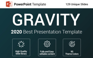 Gravity PowerPoint template