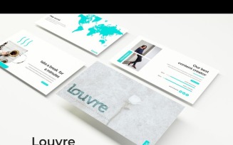 Louvre PowerPoint template