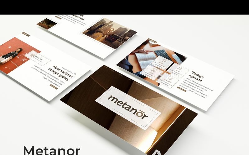 Metanor PowerPoint template PowerPoint Template
