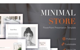 Minimal Store PowerPoint template