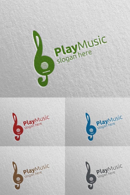 Kit Graphique #94873 Music Logo Divers Modles Web - Logo template Preview