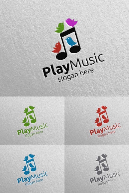 Kit Graphique #94874 Music Logo Divers Modles Web - Logo template Preview