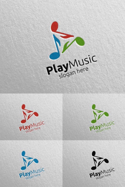 Kit Graphique #94878 Music Logo Divers Modles Web - Logo template Preview