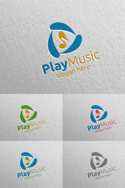 Kit Graphique #94882 Music Logo Divers Modles Web - Logo template Preview