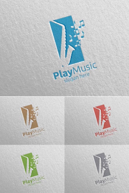 Kit Graphique #94885 Music Logo Divers Modles Web - Logo template Preview