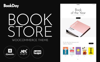 BookDay - Clean and Rapid Online Bookstore Website Design WooCommerce Theme