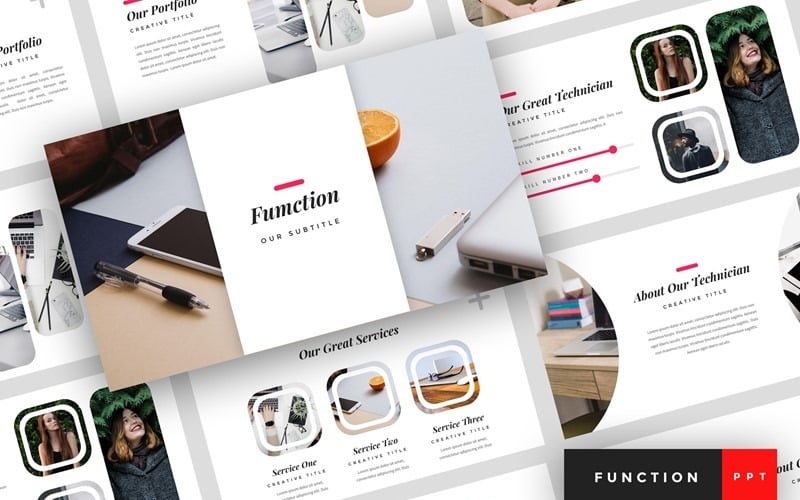 Function - IT Company PowerPoint template PowerPoint Template