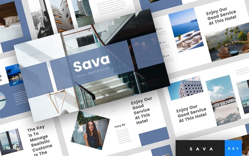 Sava - Hotel - Keynote template Keynote Template