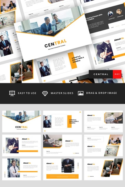 Template #94935 Investor Deck Webdesign Template - Logo template Preview