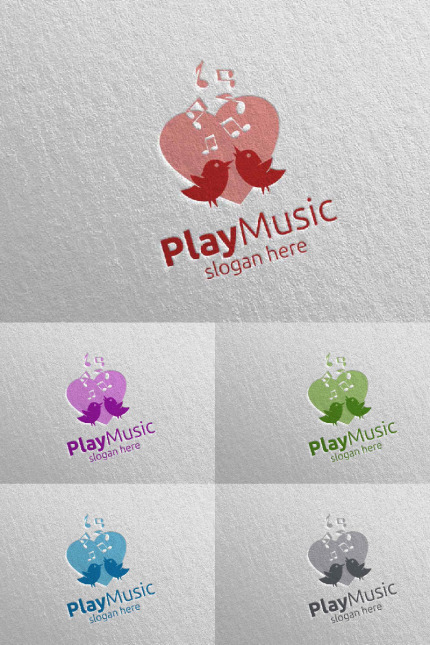 Kit Graphique #94976 Music Logo Divers Modles Web - Logo template Preview