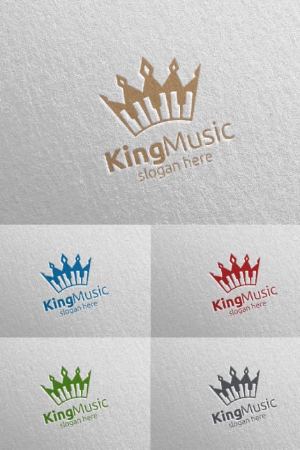 Kit Graphique #94988 Music Logo Divers Modles Web - Logo template Preview