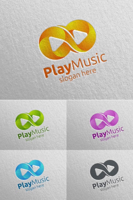 Kit Graphique #94992 Music Logo Divers Modles Web - Logo template Preview