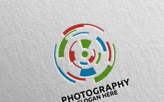 Abstract Camera Photography 88 Logo Template