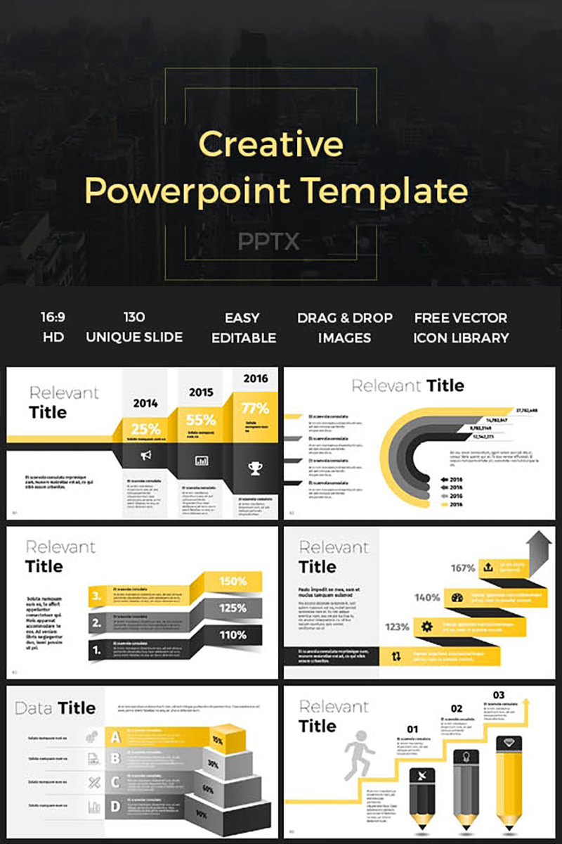 Electronic PowerPoint Template | TemplateMonster