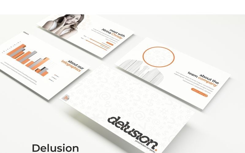 Delusion PowerPoint template PowerPoint Template