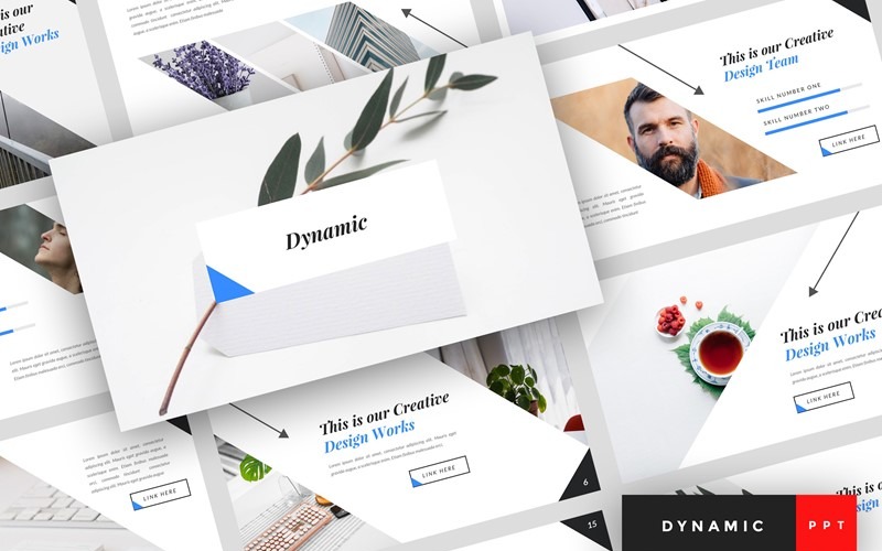 Dynamic - Creative PowerPoint template PowerPoint Template