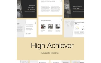 High Achiever - Keynote template