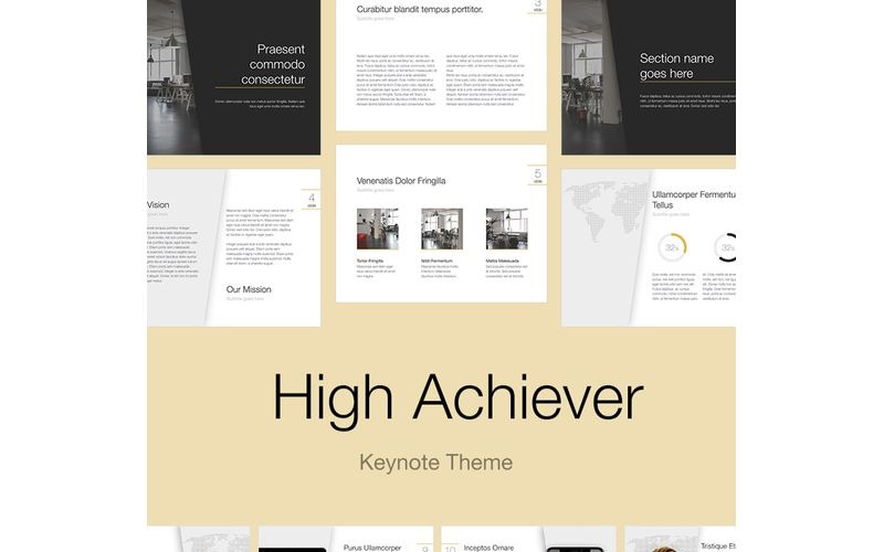 High Achiever - Keynote template Keynote Template
