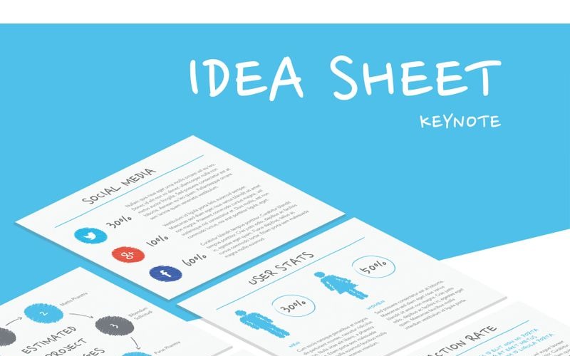 Idea Sheet - Keynote template Keynote Template