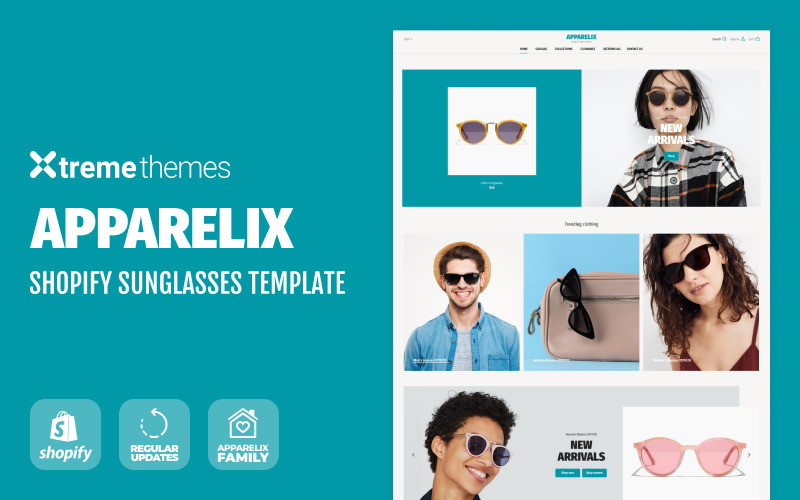 Sunglasses Store on Shopify Theme