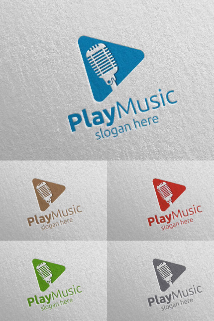 Template #95001 Logo Karaoke Webdesign Template - Logo template Preview