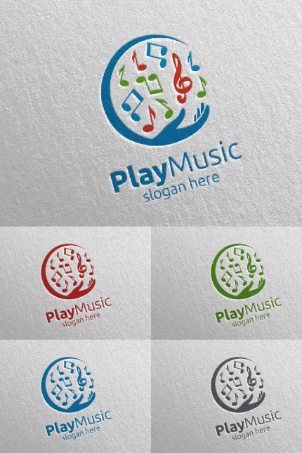 Kit Graphique #95002 Music Logo Divers Modles Web - Logo template Preview
