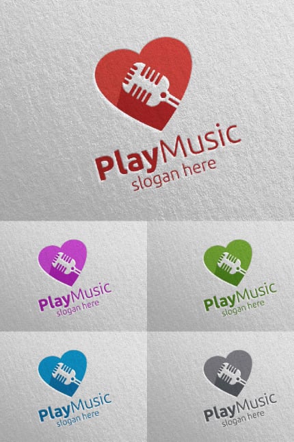Kit Graphique #95003 Music Logo Divers Modles Web - Logo template Preview