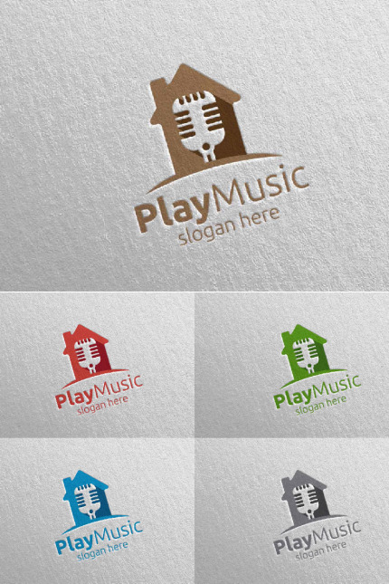 Kit Graphique #95005 Music Logo Divers Modles Web - Logo template Preview