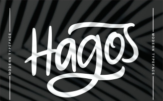 Hagos | Modern Typeface Cursive Font