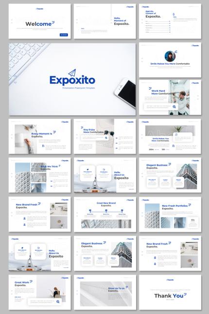 Template #95129 Business Company Webdesign Template - Logo template Preview