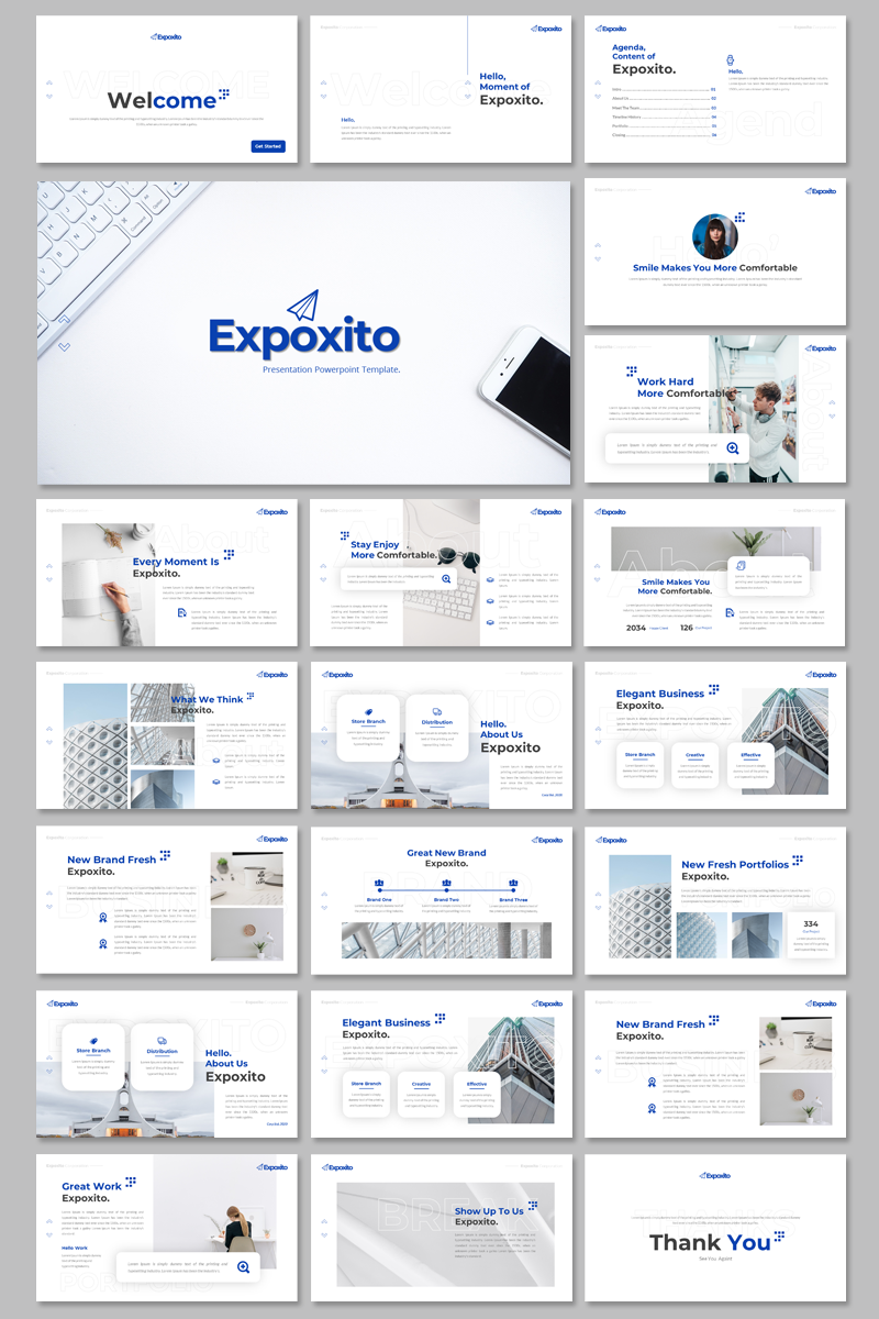 Expoxito - Business PowerPoint template